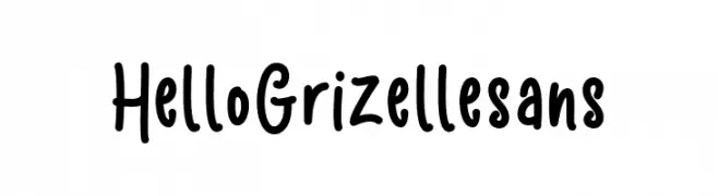 HelloGrizellesans  baixar fontes gratis