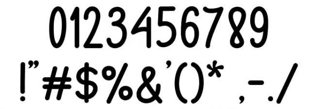 HelloGrizellesans Font OTHER CHARS