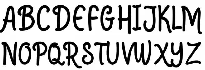 HelloGrizellesans フォント 大文字