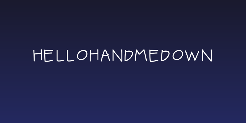 HelloHandMeDown Social Header