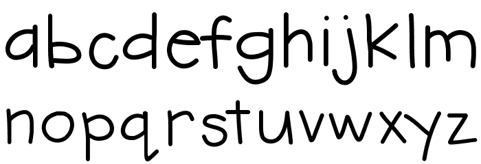 HelloHandMeDown Font LOWERCASE