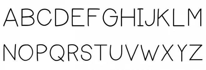HelloHappy Schriftart Groß