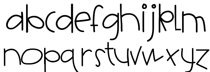 HelloHotcakes Font LOWERCASE