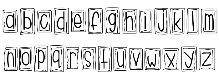 HelloHustle Font LOWERCASE