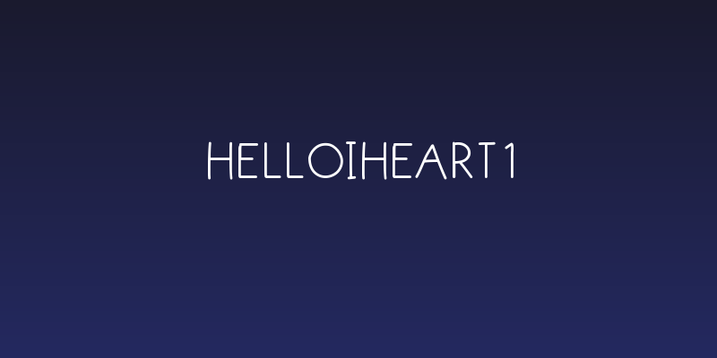 HelloIHeart1 Social Header