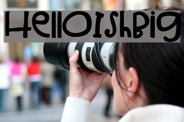 HelloIshBig Font examples
