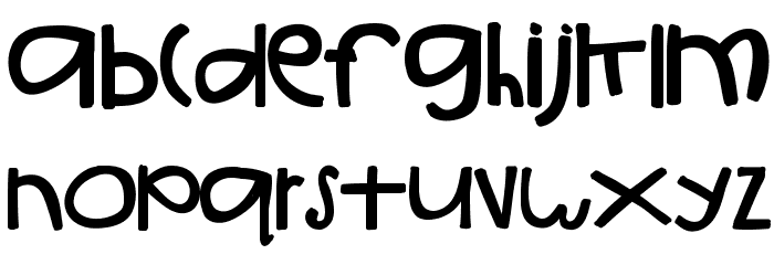 HelloIshBig Font LOWERCASE