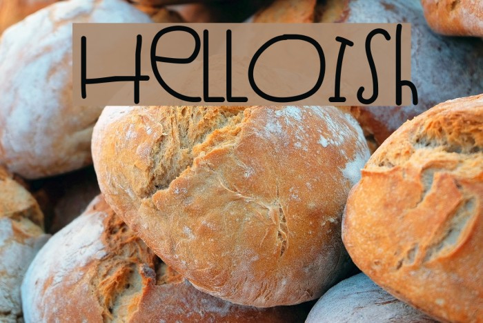 HelloIsh Font examples
