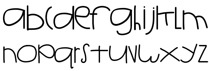 HelloIsh Font LOWERCASE
