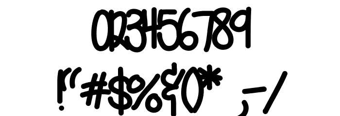 HelloJelly Font OTHER CHARS