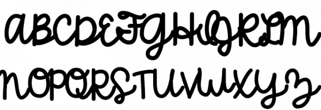 HelloJelly 字体 大写