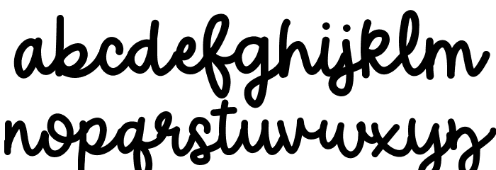 HelloJelly Font LOWERCASE