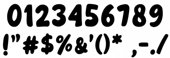 HelloJerry Font OTHER CHARS