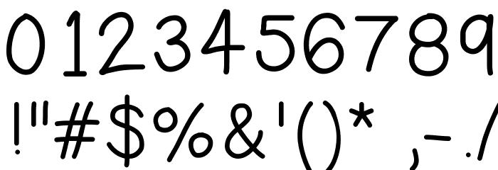 HelloJourney Font OTHER CHARS