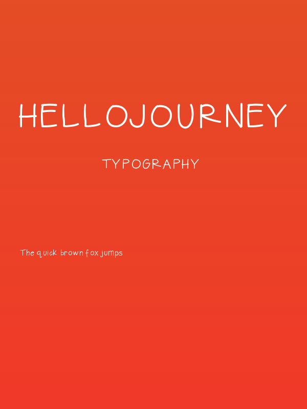 HelloJourney Poster