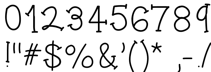 HelloJumpingJacks Font OTHER CHARS