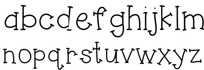 HelloJumpingJacks Font LOWERCASE
