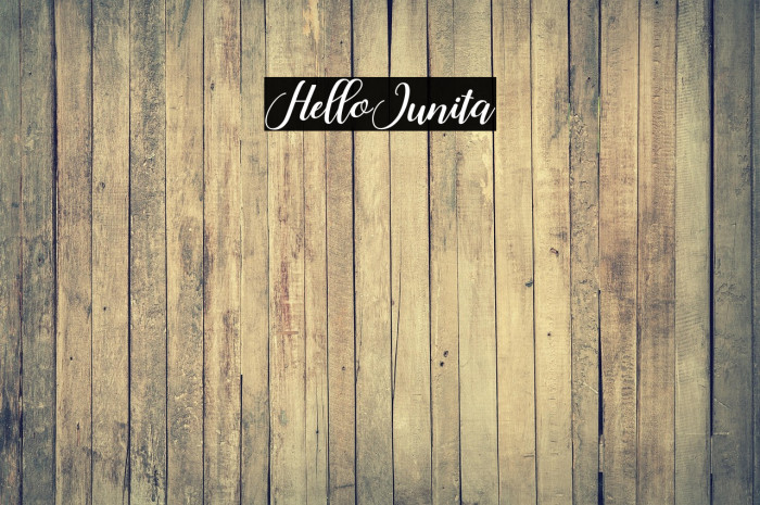 HelloJunita Example 1