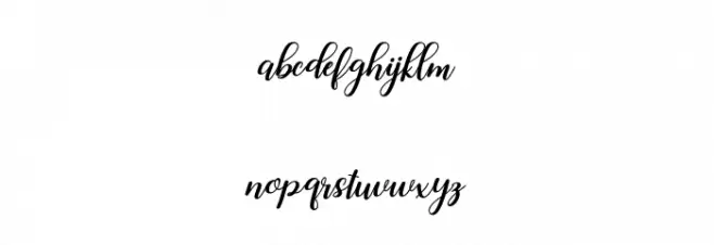 HelloJunita 字体 小写