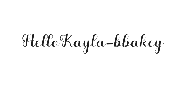 HelloKayla-bbakey Logo