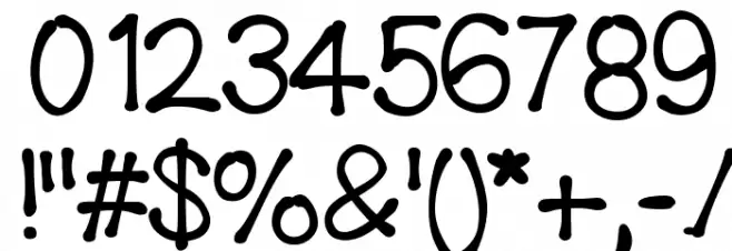 HelloKennedy Font OTHER CHARS