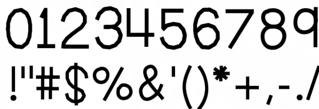 HelloKindergarten Font OTHER CHARS