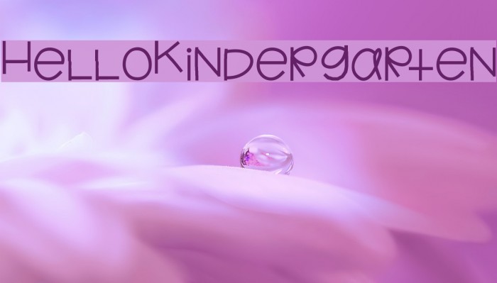 HelloKindergarten Example 3