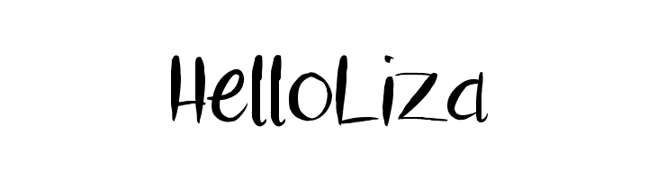 HelloLiza  नि: शुल्क फ़ॉन्ट्स डाउनलोड