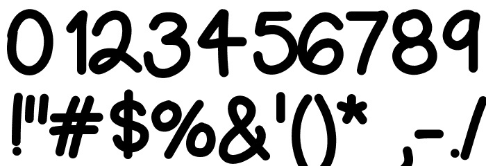 HelloLori Font OTHER CHARS