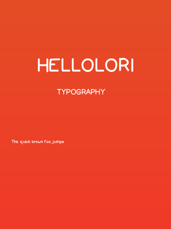 HelloLori Poster