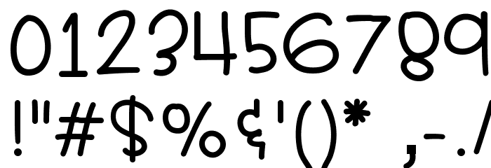 HelloLucy Font OTHER CHARS