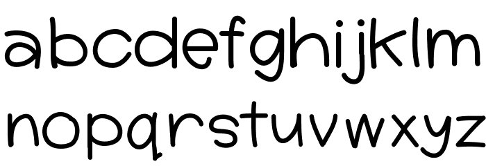 HelloLucy Font LOWERCASE