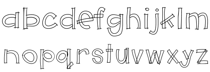 HelloMakerspace Font LOWERCASE