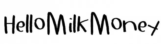 HelloMilkMoney  Descarca Fonturi Gratis