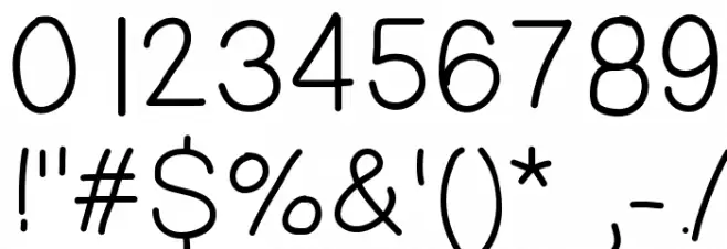 HelloMissThang Font OTHER CHARS