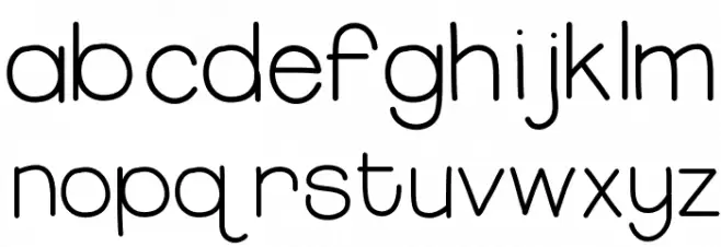HelloMissThang Font LOWERCASE