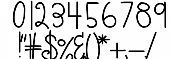 HelloMorgan Шрифта ДРУГИЕ символов