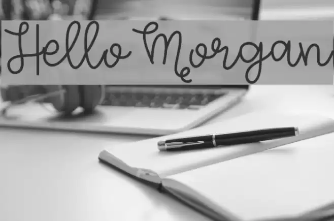 HelloMorgan Шрифта examples