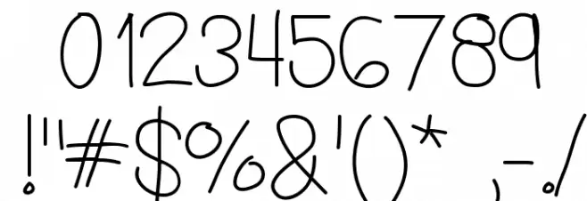 HelloPicasso Font OTHER CHARS