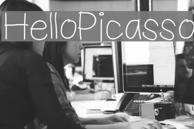 HelloPicasso Font examples