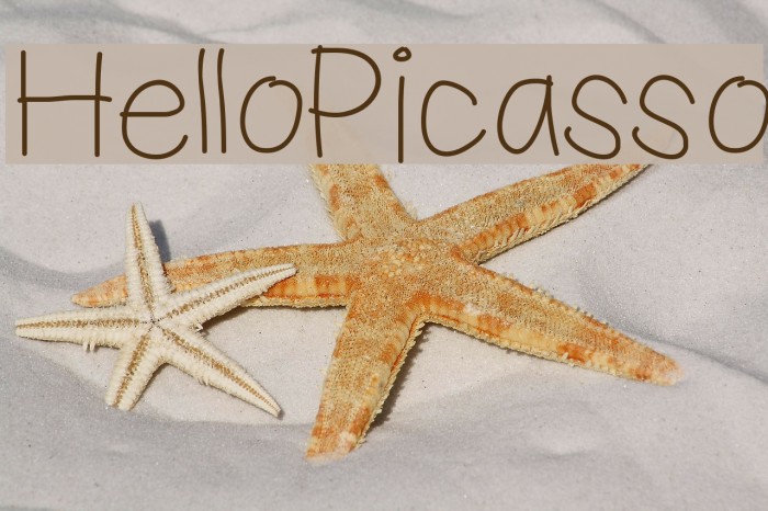 HelloPicasso Font examples
