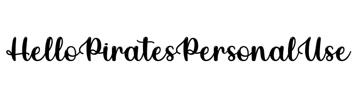 HelloPiratesPersonalUse  免费字体下载