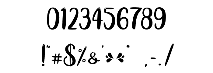 HelloPiratesPersonalUse Font OTHER CHARS