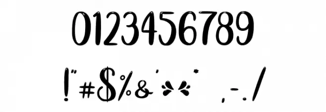 HelloPiratesPersonalUse Font OTHER CHARS