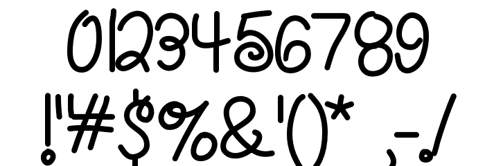 HelloPoolNoodle Font OTHER CHARS