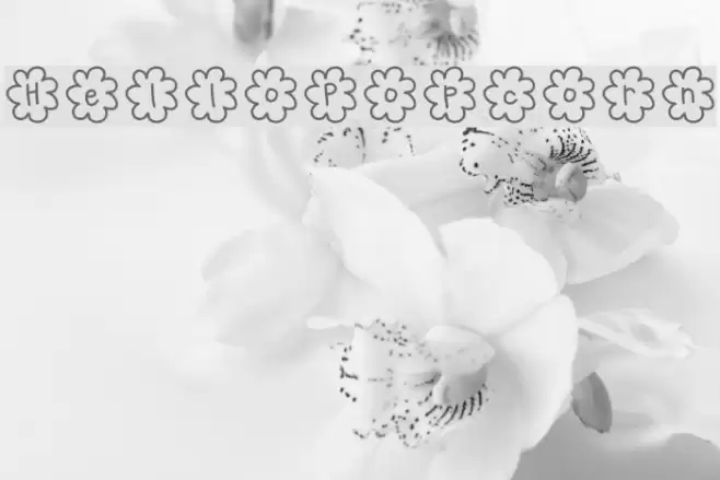 HelloPopcorn Font examples