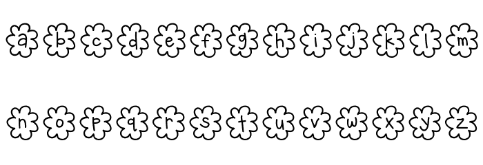 HelloPopcorn Font LOWERCASE