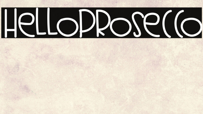 HelloProsecco Example 1