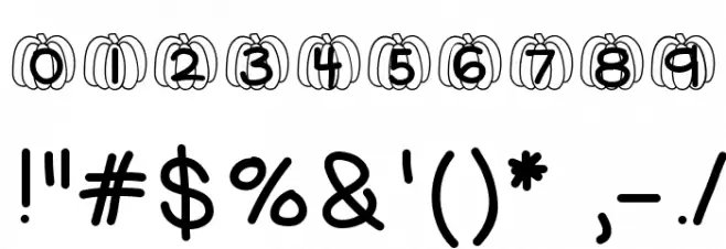 HelloPumpkin Fonte OUTROS PERSONAGENS