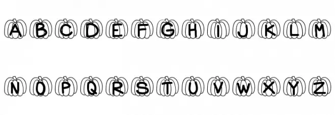 HelloPumpkin Fonte MAIÚSCULAS